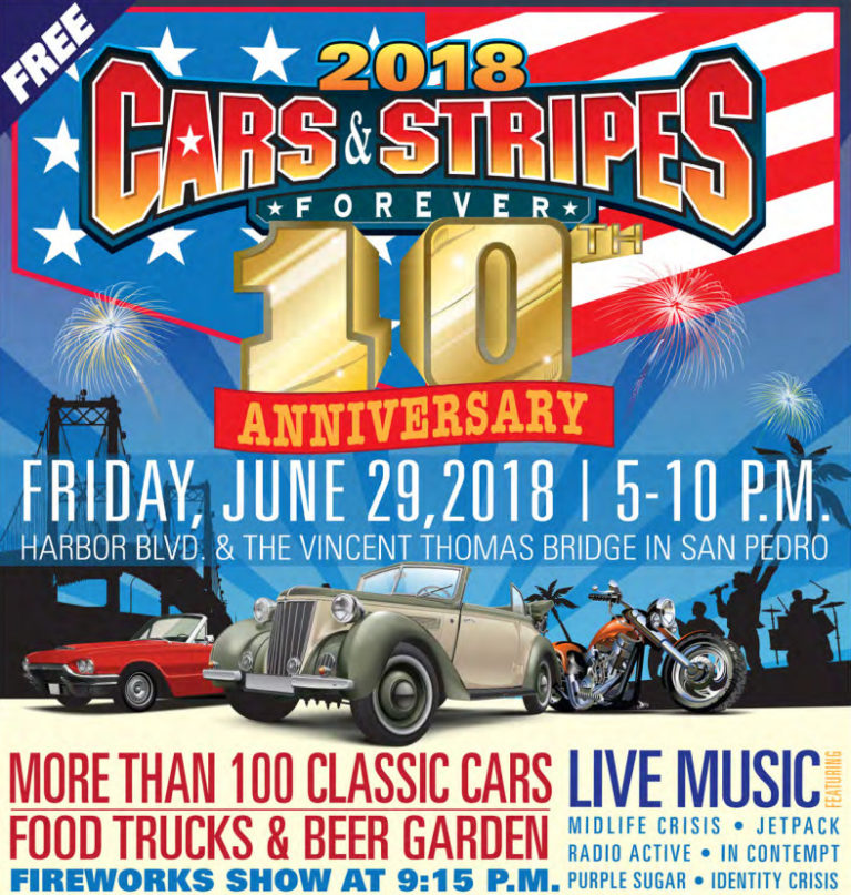 10th Annual Cars & Stripes Forever! San Pedro Calendar