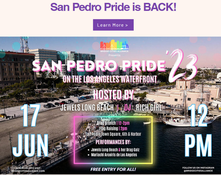 San Pedro Pride '23 San Pedro Calendar