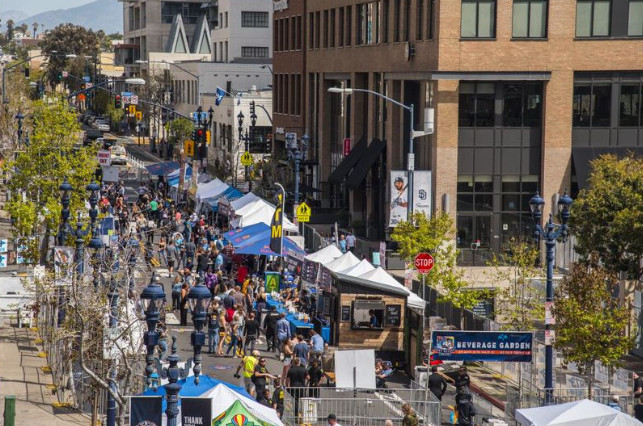 Summer Block Party on 7th Street in San Pedro