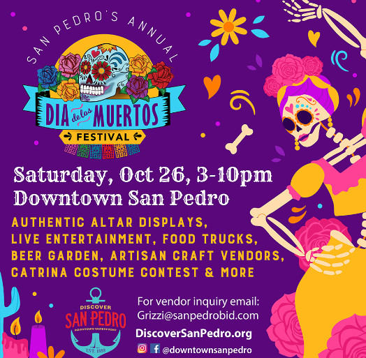 Dia De Los Muertos downtown San Pedro