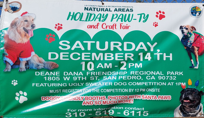 Holiday Paw-ty and Craft Fair at Deane Dana Park